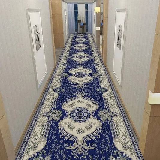 America European Long Corridor Rug Non Slip Hallway Carpet