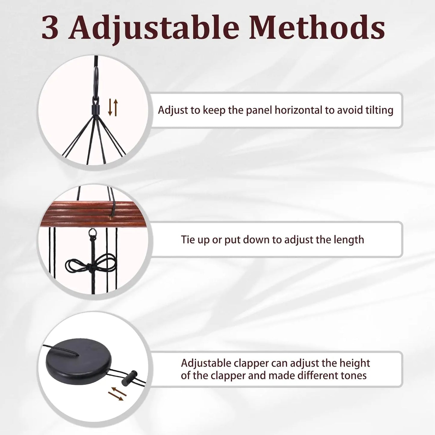60" Large Memorial Wind Chimes for Outdoor Garden Patio, Deep Tone with 6 Heavy Tubes - Black