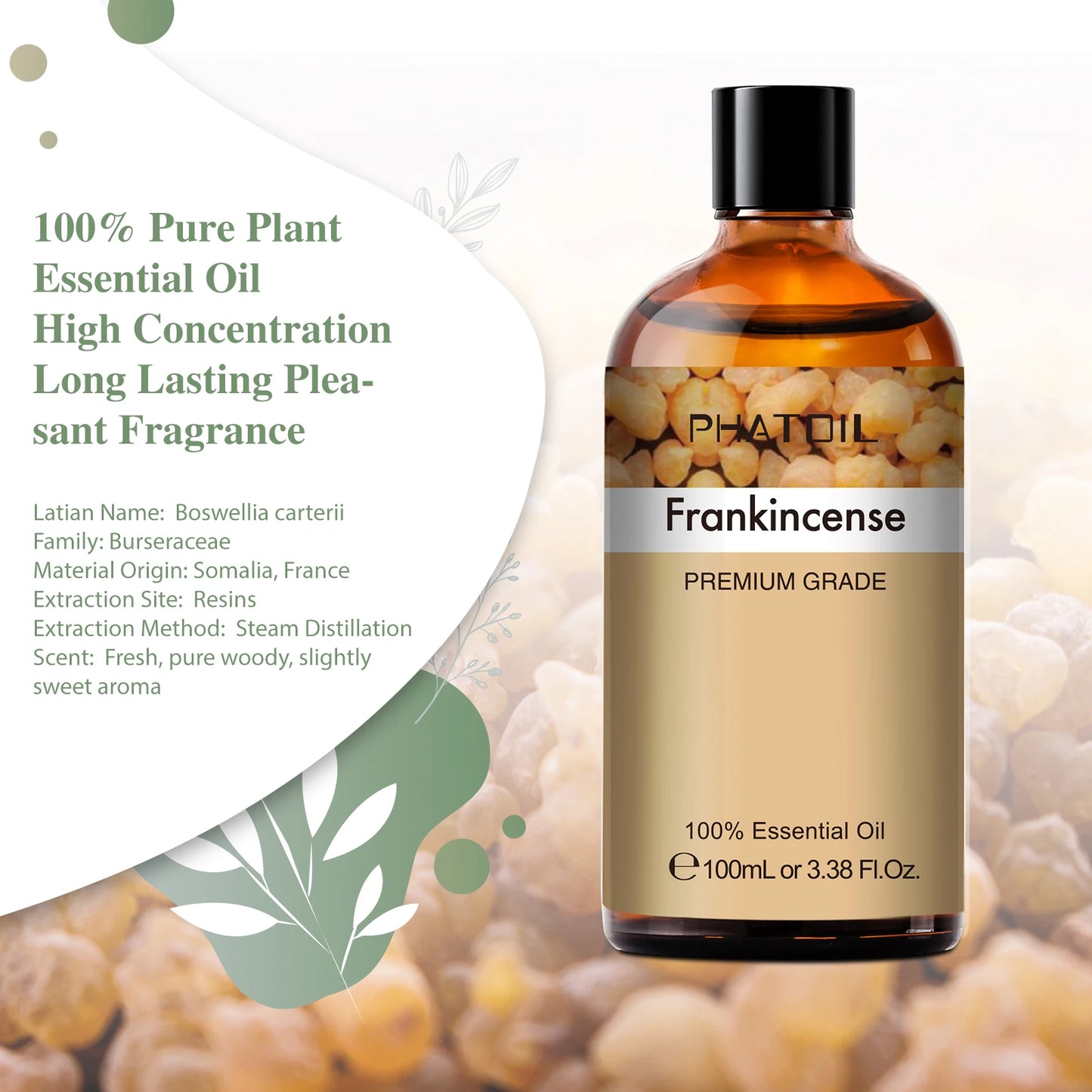 PHATOIL 100ml Pure Essential Oil Blend Copaiba Neroli Tea Tree