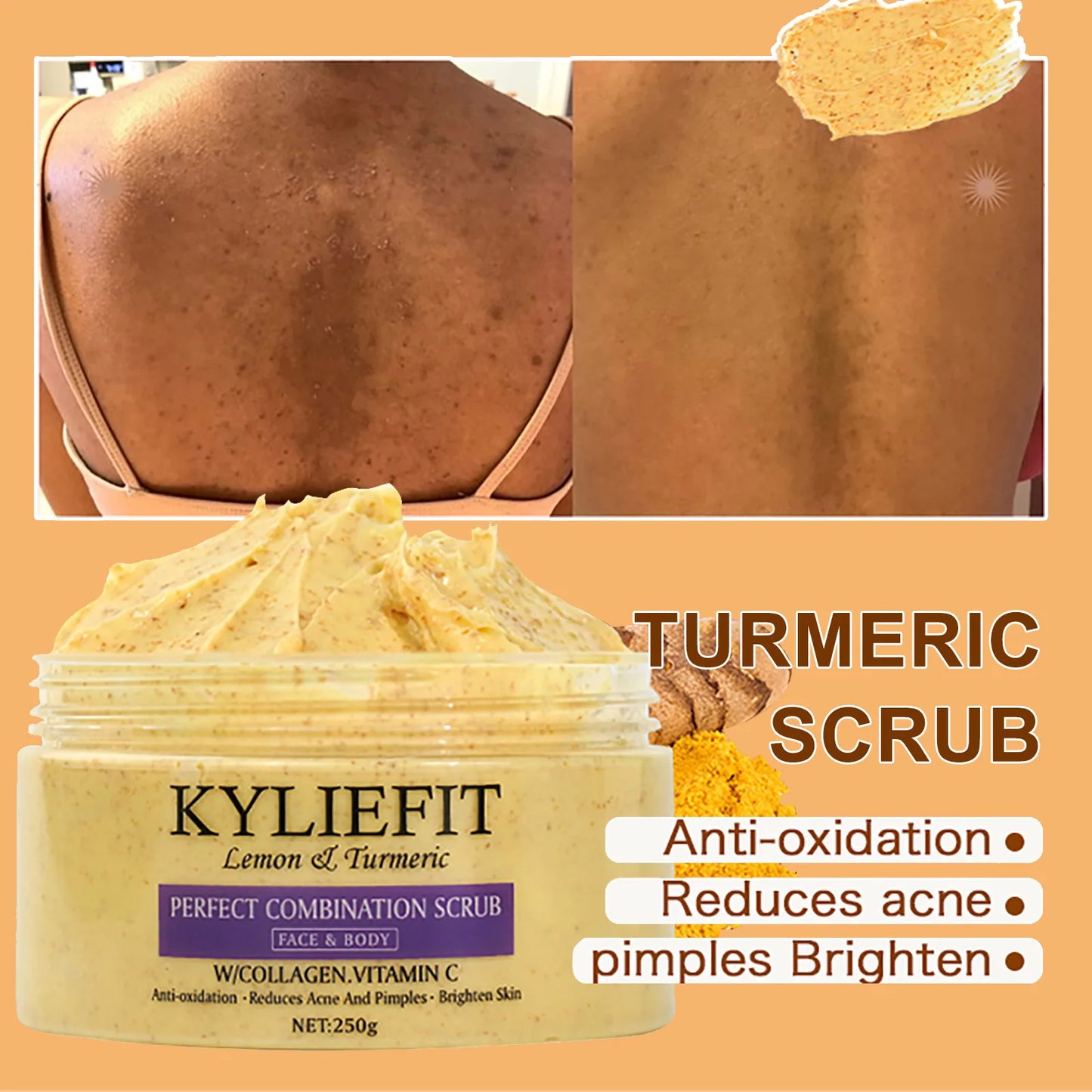 AILKE Organic Turmeric Skin Care Kit Brightens And Moisturizes