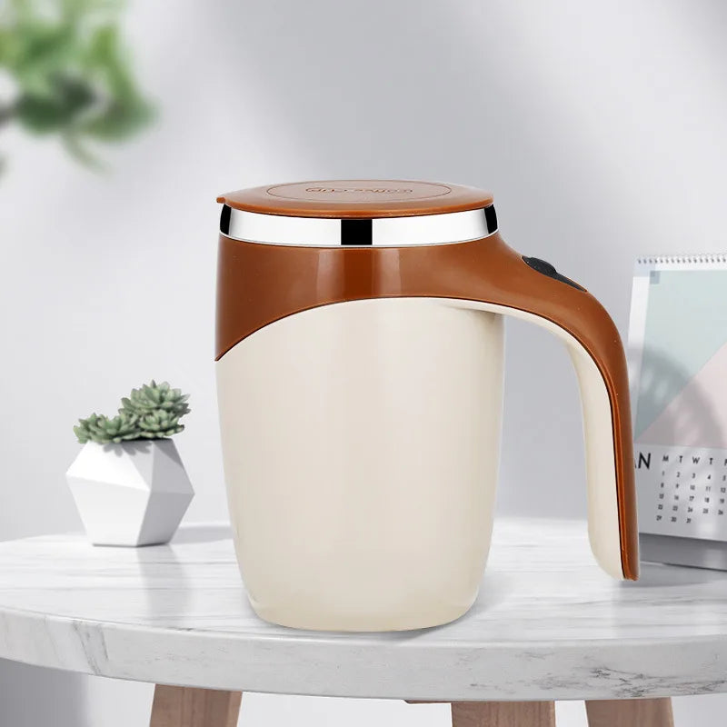 Automatic Stirring Mug Cup Rechargeable Portable Stainless Steel Coffee Electric