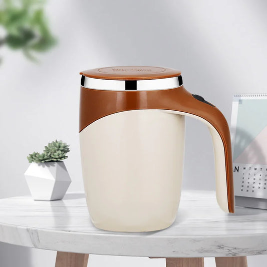 Automatic Stirring Mug Cup Rechargeable Portable Stainless Steel Coffee Electric