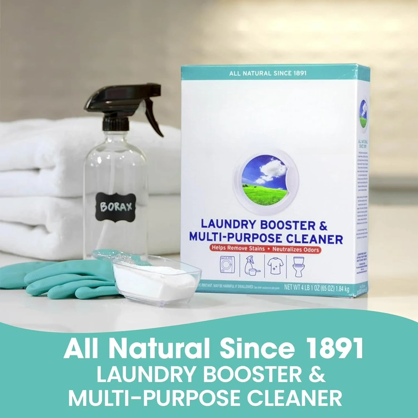 Borax All Natural Laundry Detergent Booster And Multi Purpose Cleaner