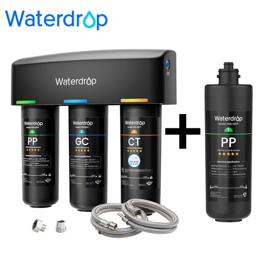 Waterdrop Under Sink Filter System Reduces PFAS PFOA PFOS