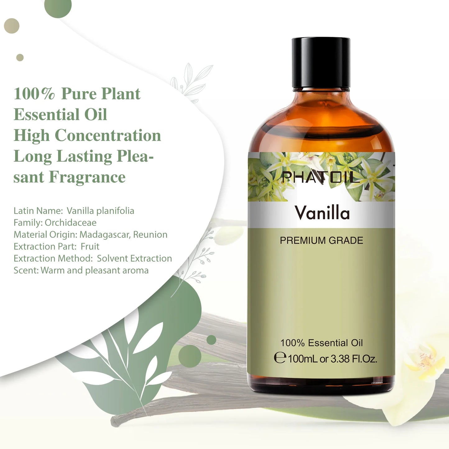 PHATOIL 100ml Pure Essential Oil Blend Copaiba Neroli Tea Tree