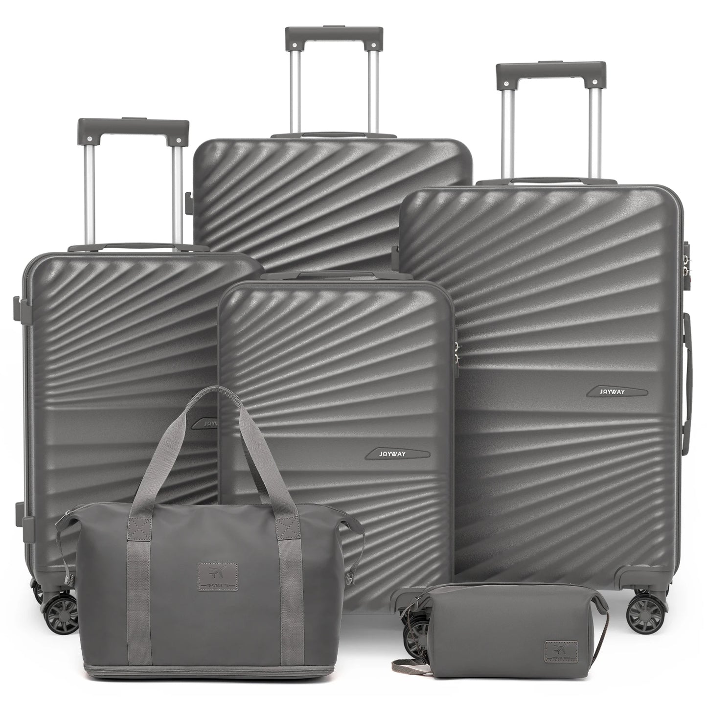 Joyway 6-Piece Travel Luggage Set With TSA Lock Spinner Wheels