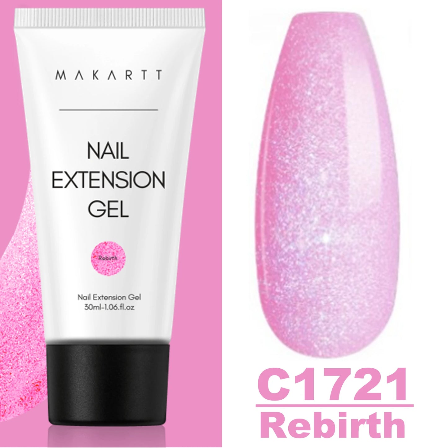 Makartt Poly Extension Nail Gel 50ml Acrygel Hard Gel Nails