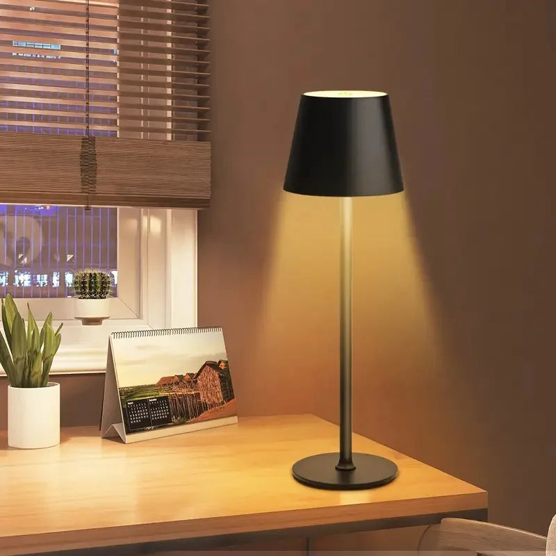 GGBE Nordic LED Table Lamp Rechargeable Touch Dimmable Desk Lamp