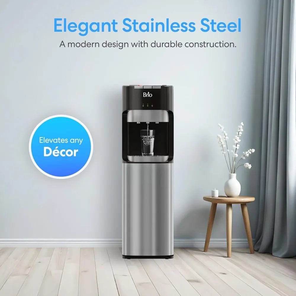 Bottom Load Water Cooler Dispenser 5 Gallon Bottles 3 Temps