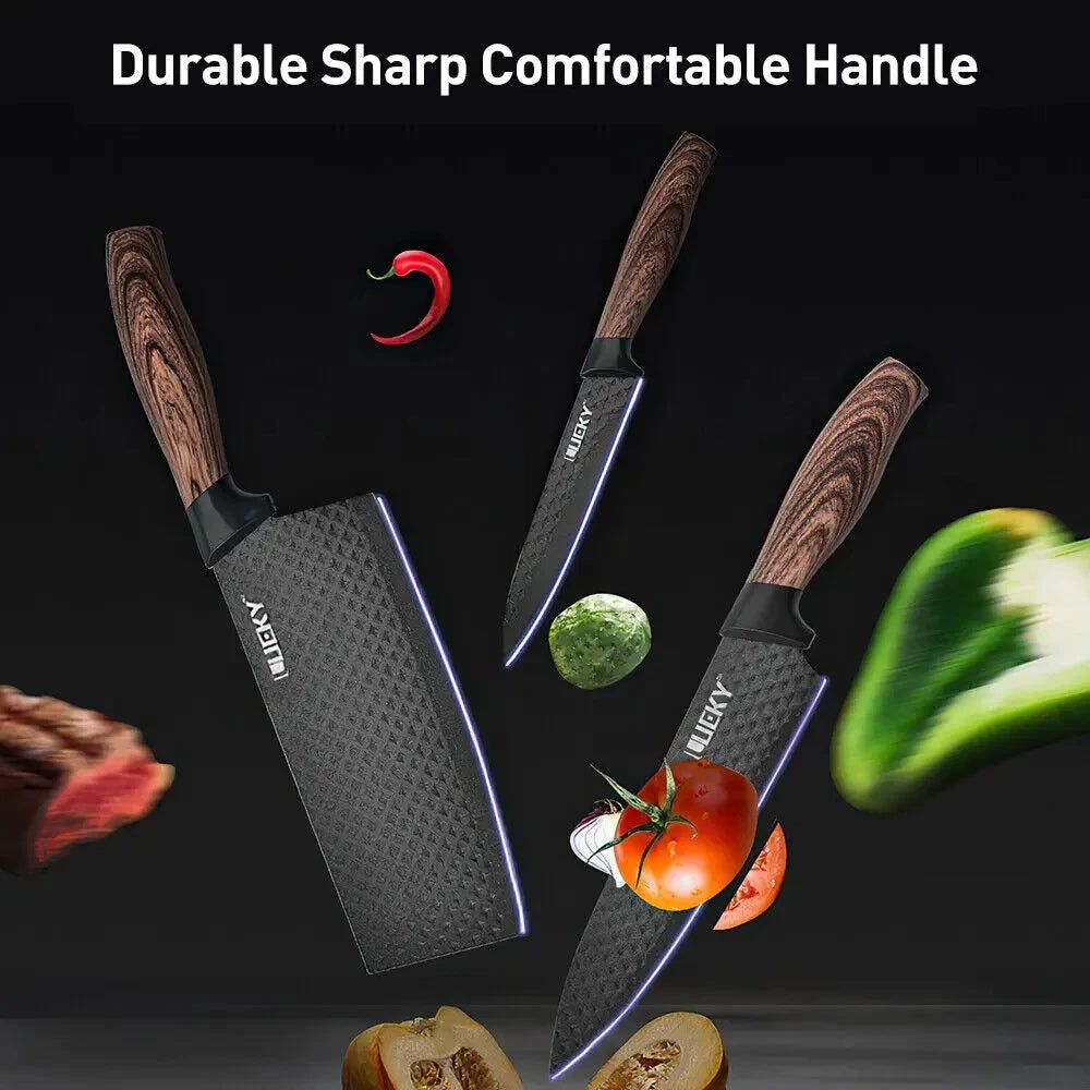 MDHAND 6-Piece Stainless Steel Knife Set for Everyday Kitchen
