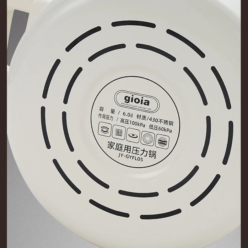 Enamel Pressure Cooker Multifunctional Explosion Proof Stainless Steel Pot