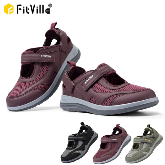 Fitville Mary Jane Sandals With Widened Toe For Swollen Feet