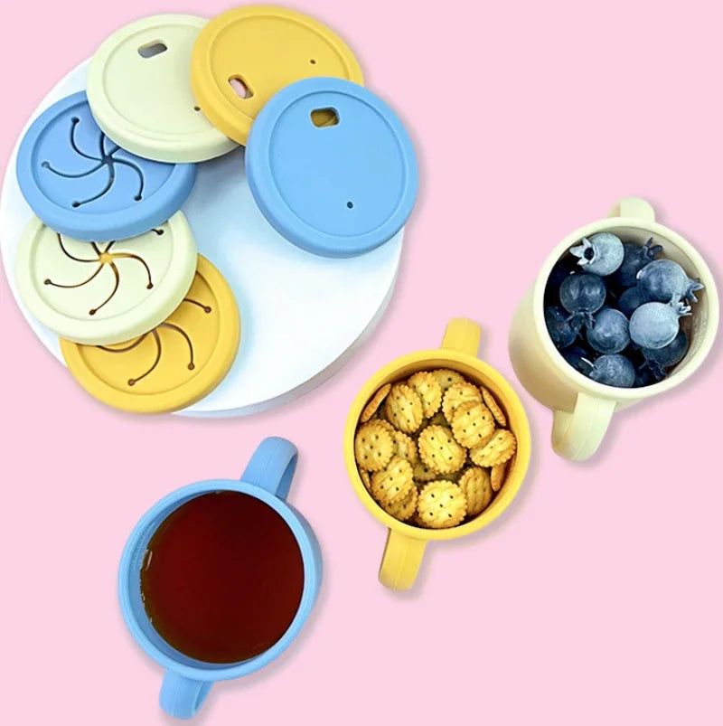 Premium Silicone Baby Dish Set With Suction Bowl And Utensils