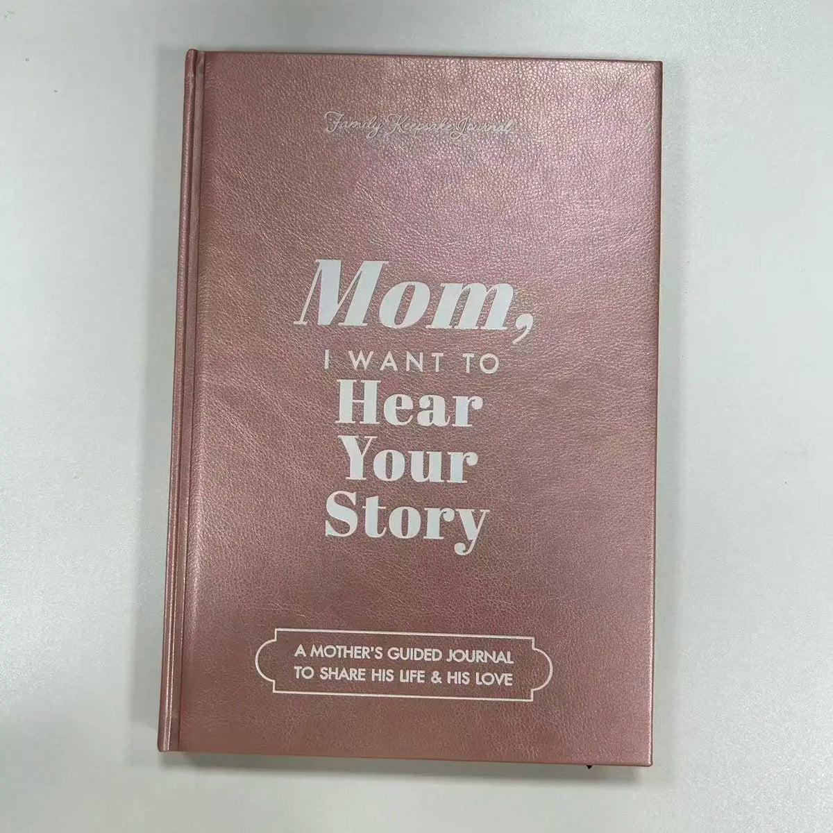 Classic Leather Memory Notebook Keepsake Gift For Parents
