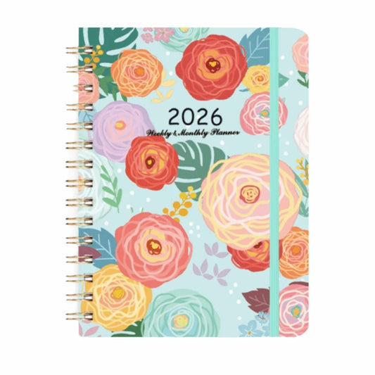 Weekly And Monthly Academic Planner With Tabs And Coil Binding