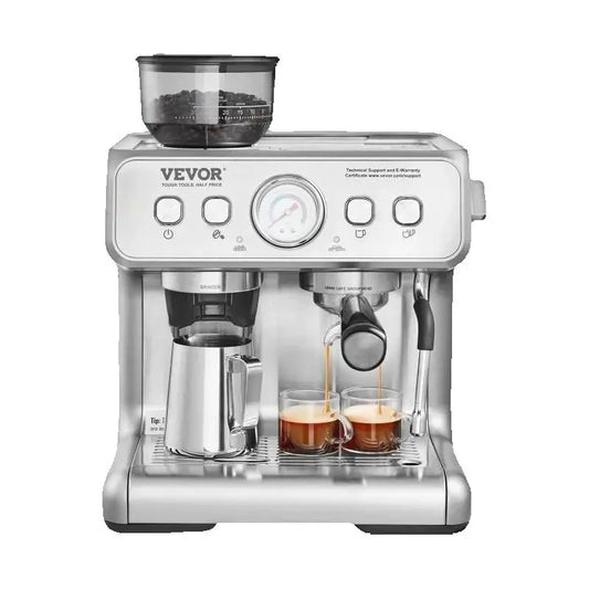 VEVOR Espresso Machine With Grinder 15 Bar Steam Frother