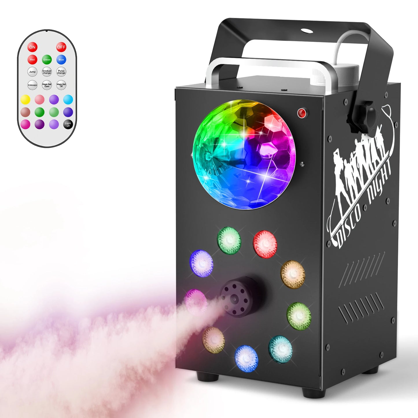 U'King 700W Wireless Fog Machine With LED RGB Lighting