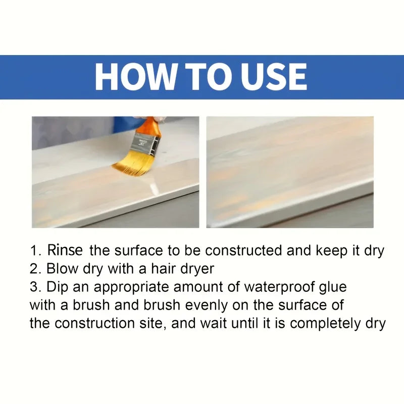 KJM Transparent Waterproof Sealant Nano Coating for Leak Proofing