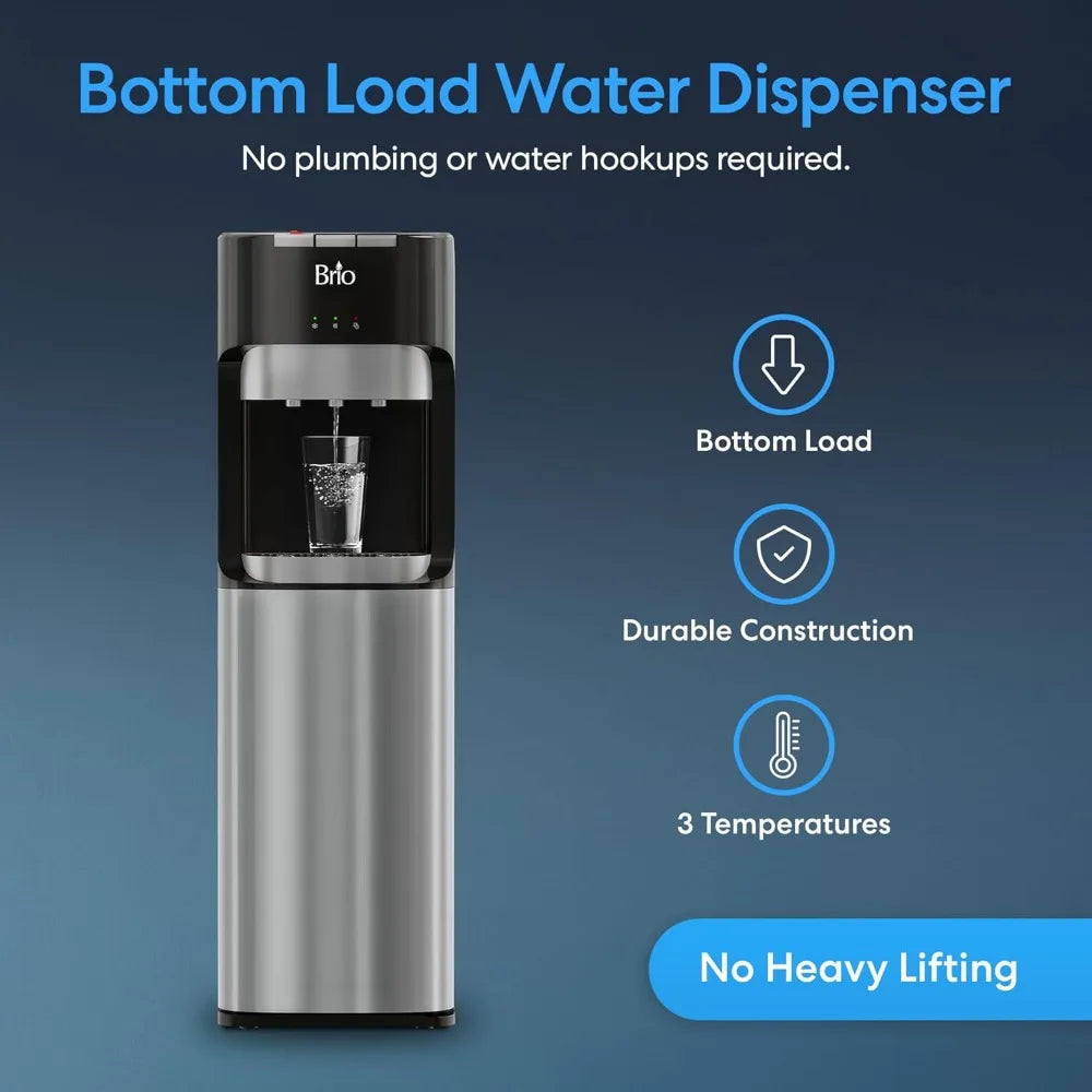 Bottom Load Water Cooler Dispenser 5 Gallon Bottles 3 Temps
