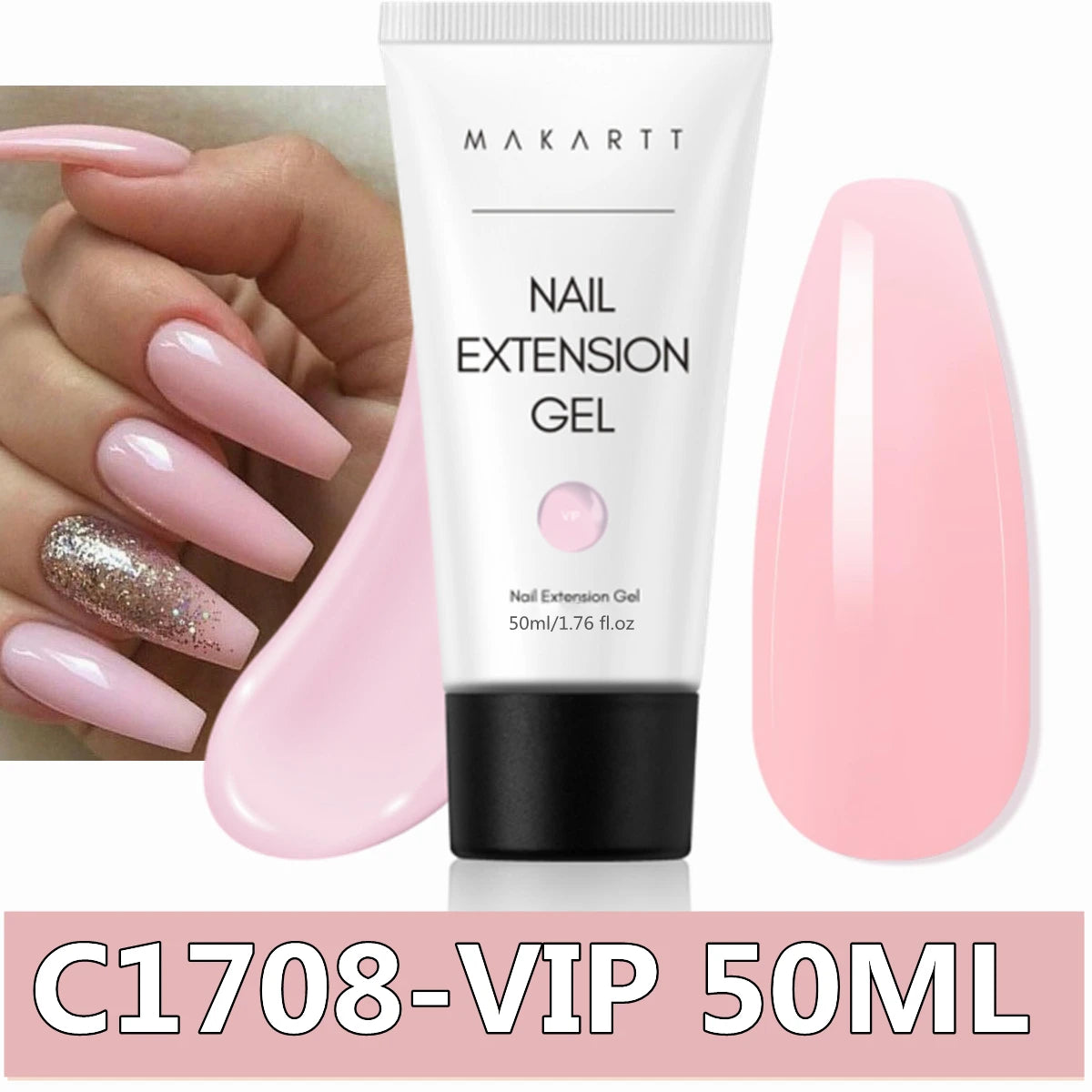 Makartt Poly Extension Nail Gel 50ml Acrygel Hard Gel Nails