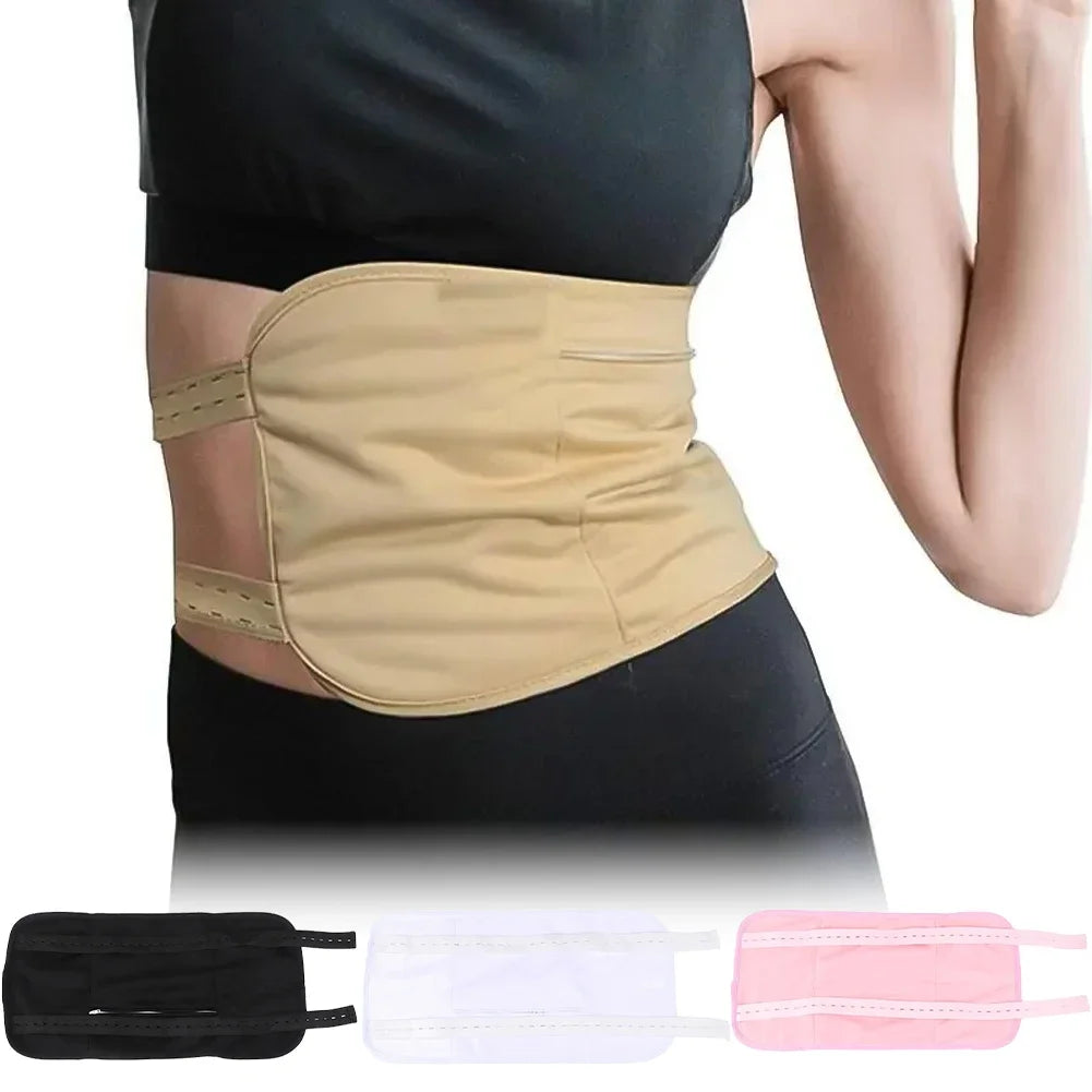 Castor Oil Pack Wrap Waist Reusable Organic Cotton Strap