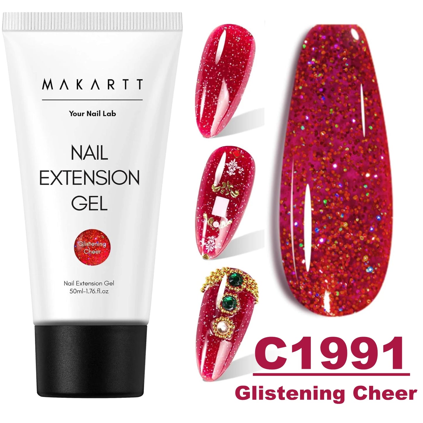 Makartt Poly Extension Nail Gel 50ml Acrygel Hard Gel Nails