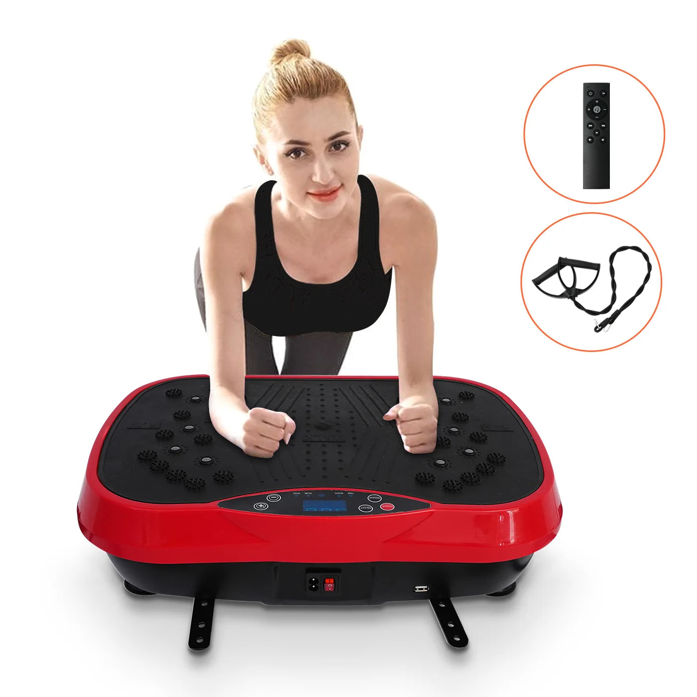 Vibration Plate Exercise Machine for Fat Burning Full Body Home Workout Portable