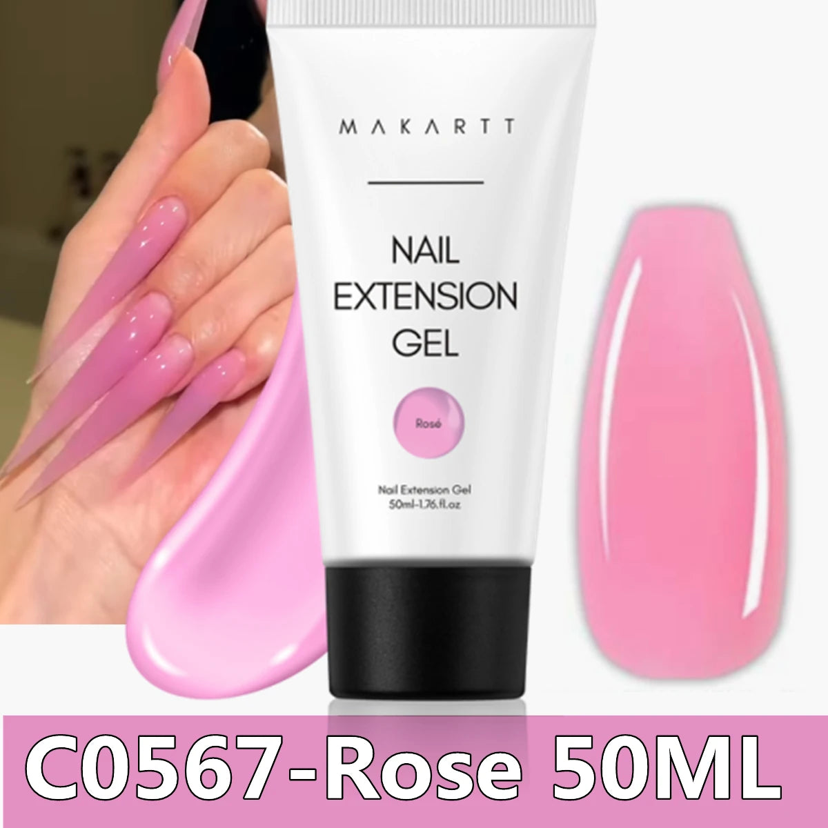 Makartt Poly Extension Nail Gel 50ml Acrygel Hard Gel Nails