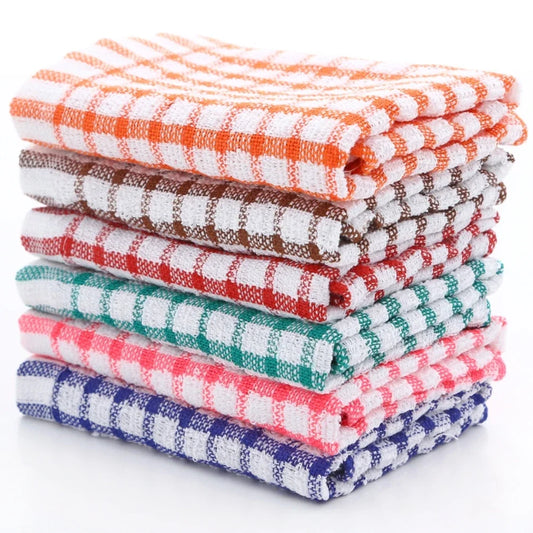 NONECN Cotton Kitchen Towels Set Absorbent Lint Free Dish Towels