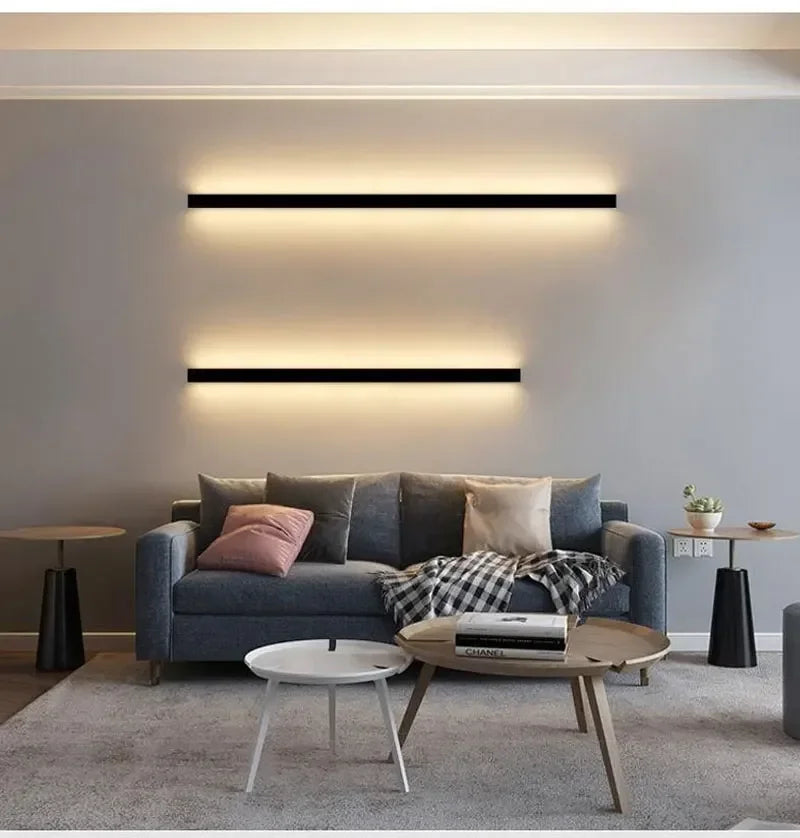 Long Wall Bedside Lamp With Dimming For Bedroom Ambiance