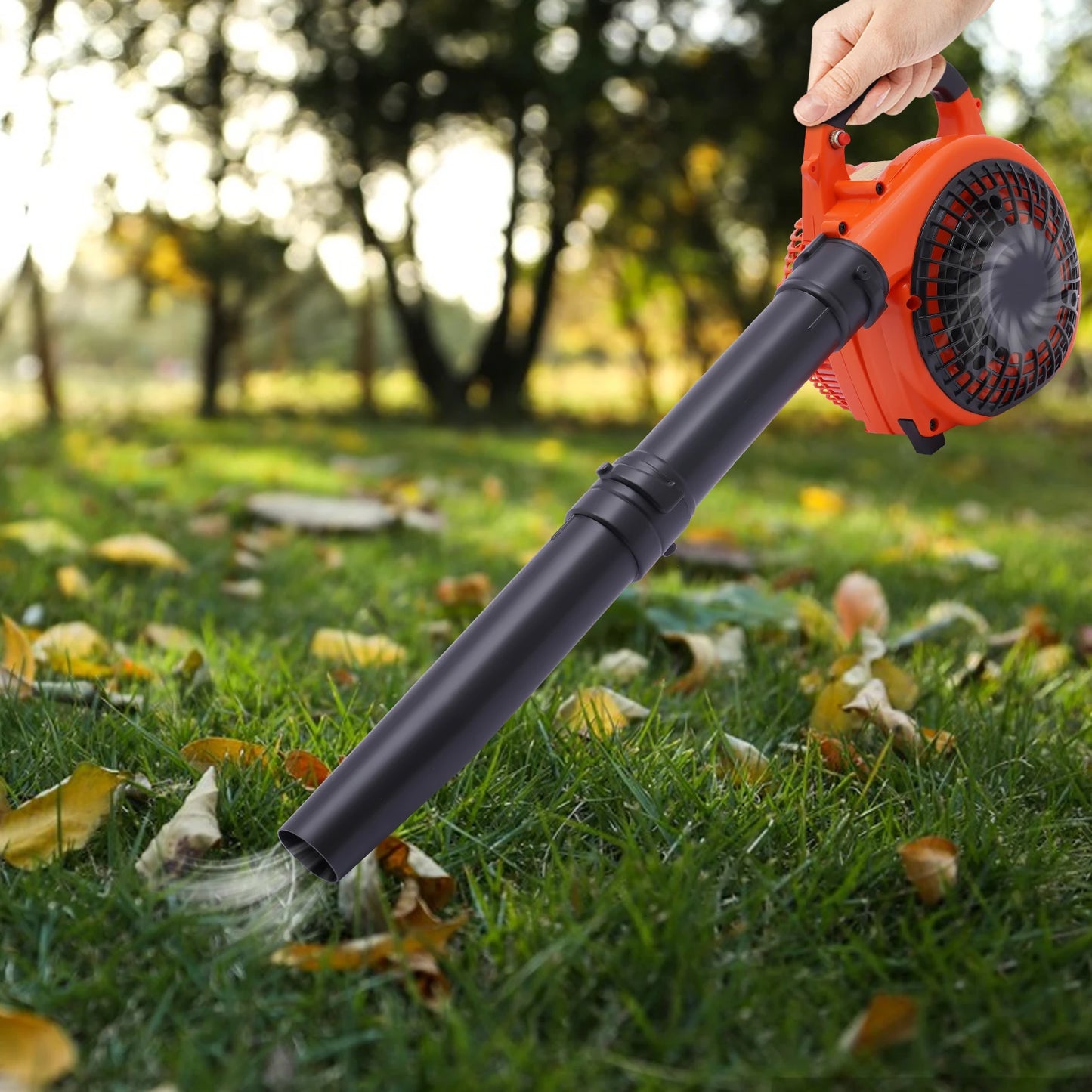 Gas Leaf Blower 25.4CC 2-Stroke Commercial Handheld Yard Cleaning Tool