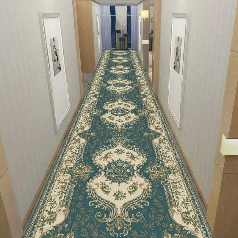 America European Long Corridor Rug Non Slip Hallway Carpet