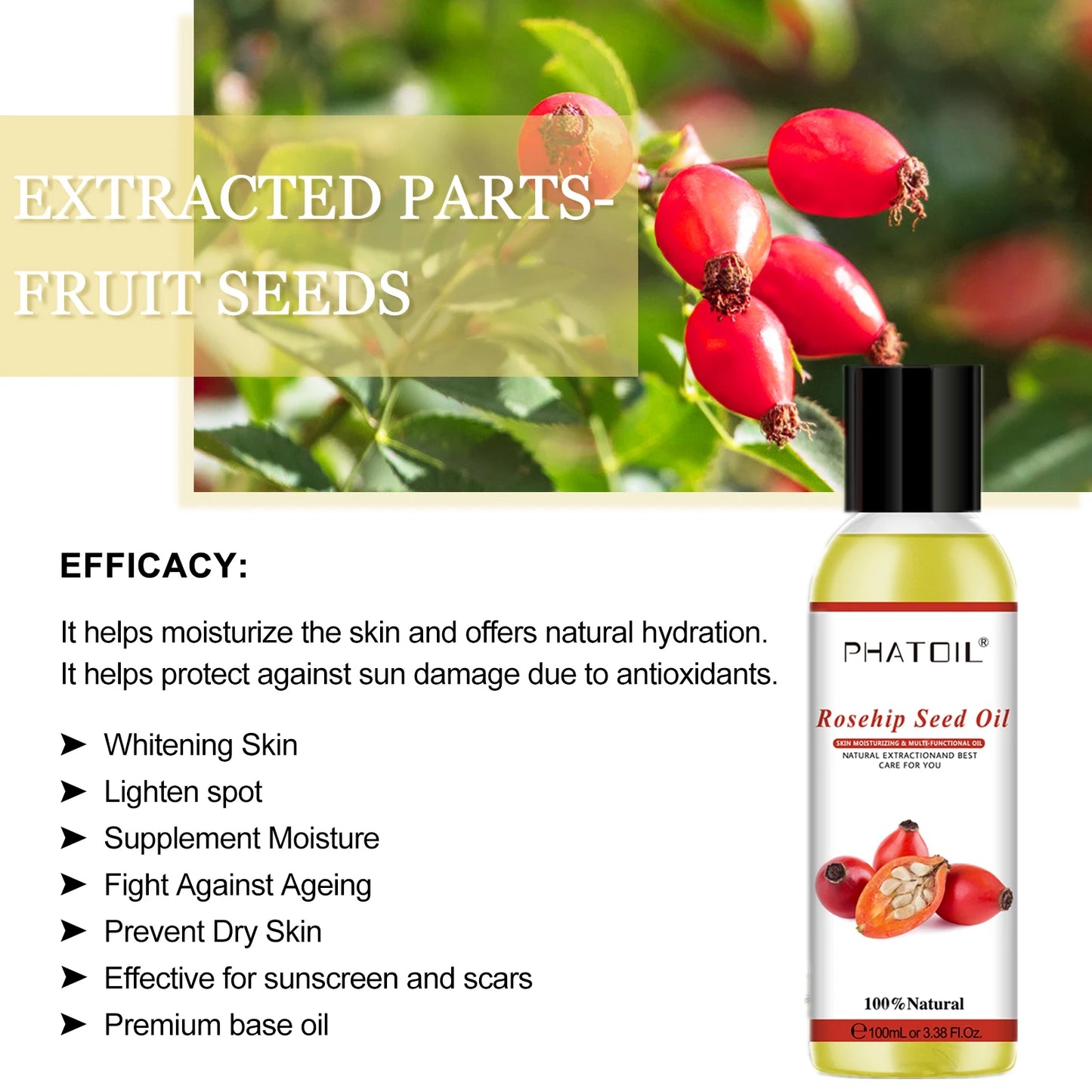 PHATOIL 100ml Pure Essential Oil Blend Copaiba Neroli Tea Tree