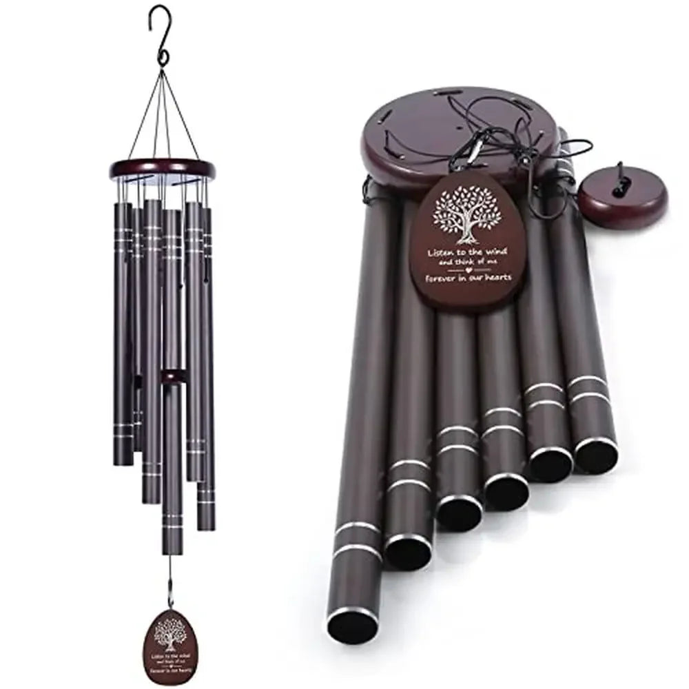 Large 42 Inch Deep Tone Wind Chimes Outdoor Decor Memorial