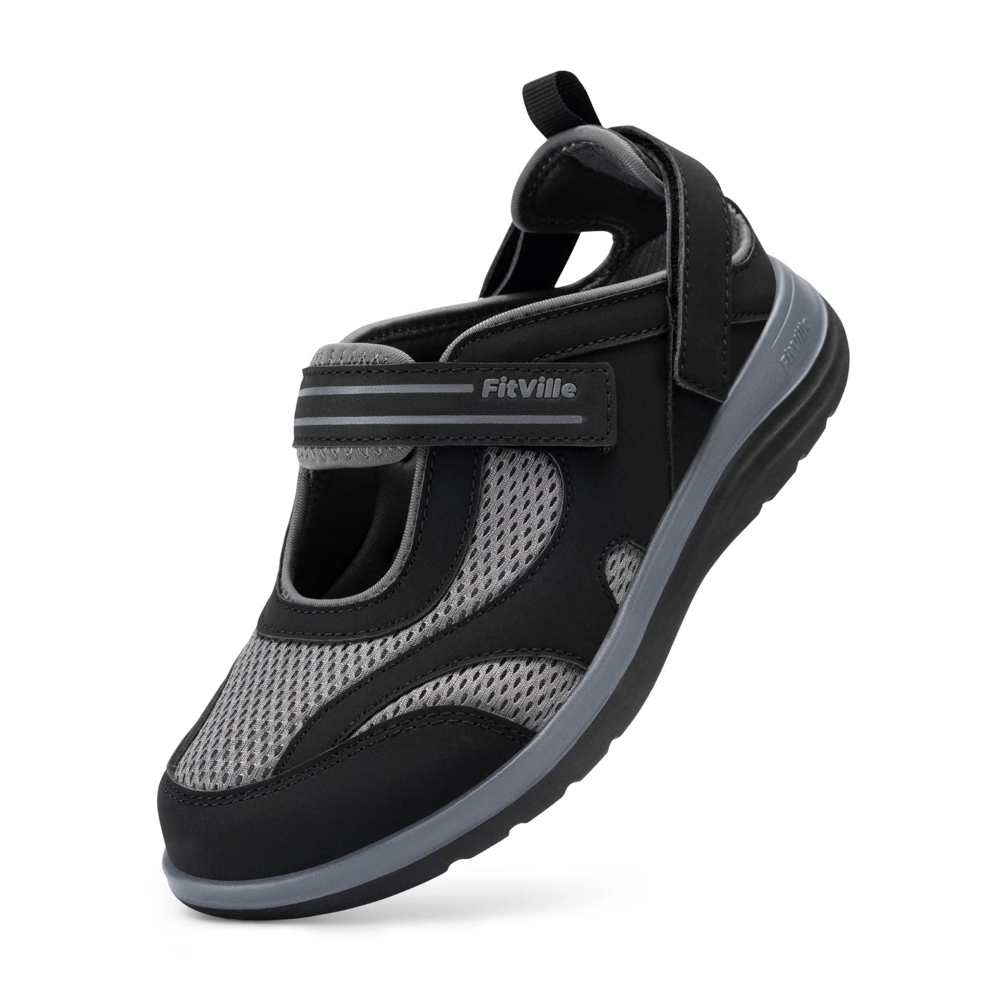 Fitville Mary Jane Sandals With Widened Toe For Swollen Feet