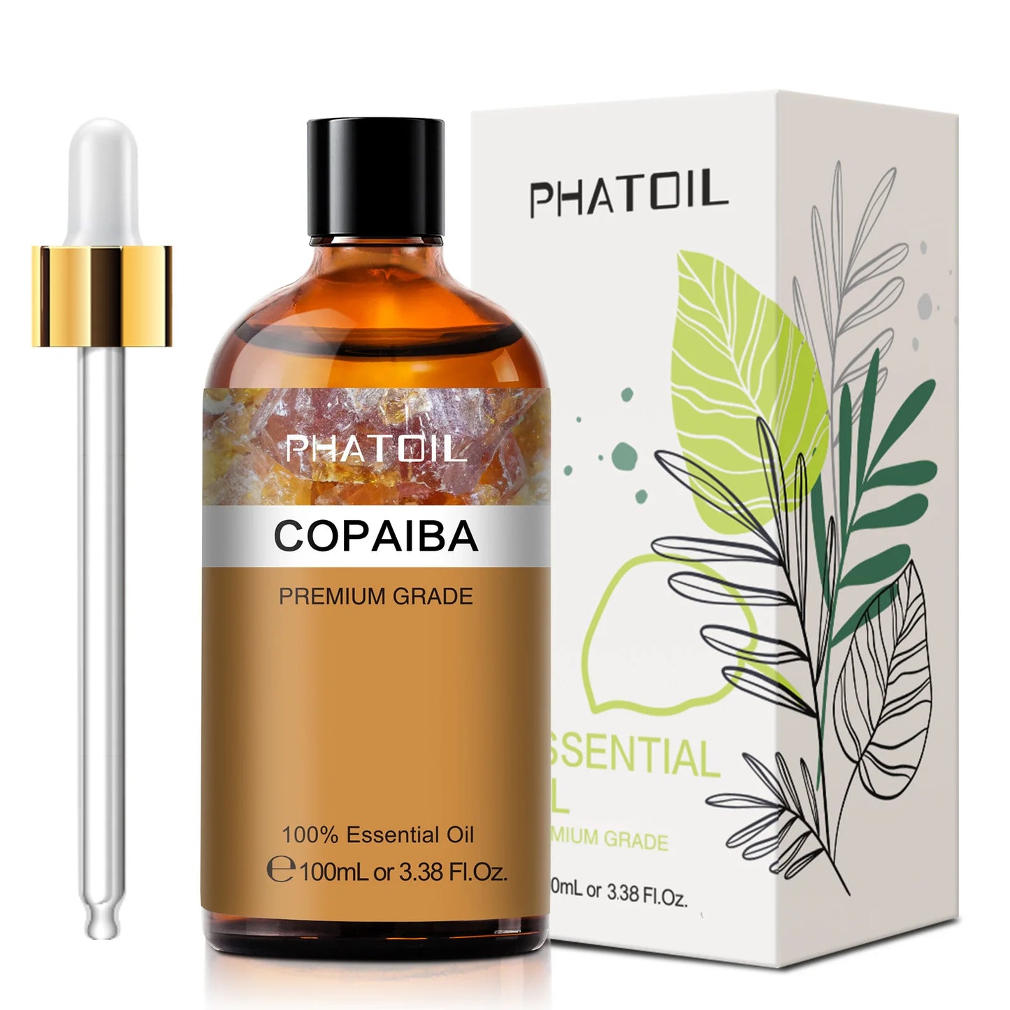 PHATOIL 100ml Pure Essential Oil Blend Copaiba Neroli Tea Tree