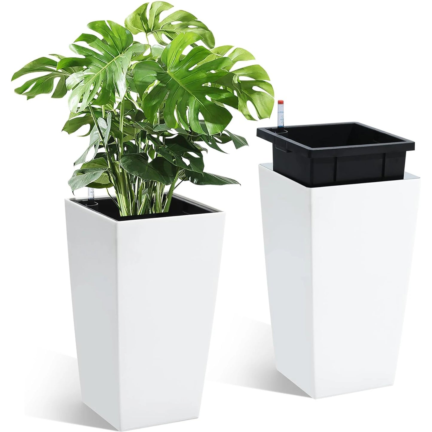 HiMISS Self Watering Planters Set Of 2
