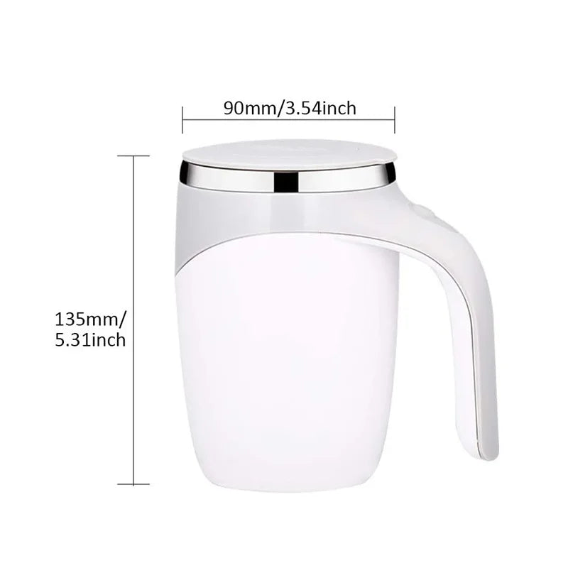 Automatic Stirring Mug Cup Rechargeable Portable Stainless Steel Coffee Electric
