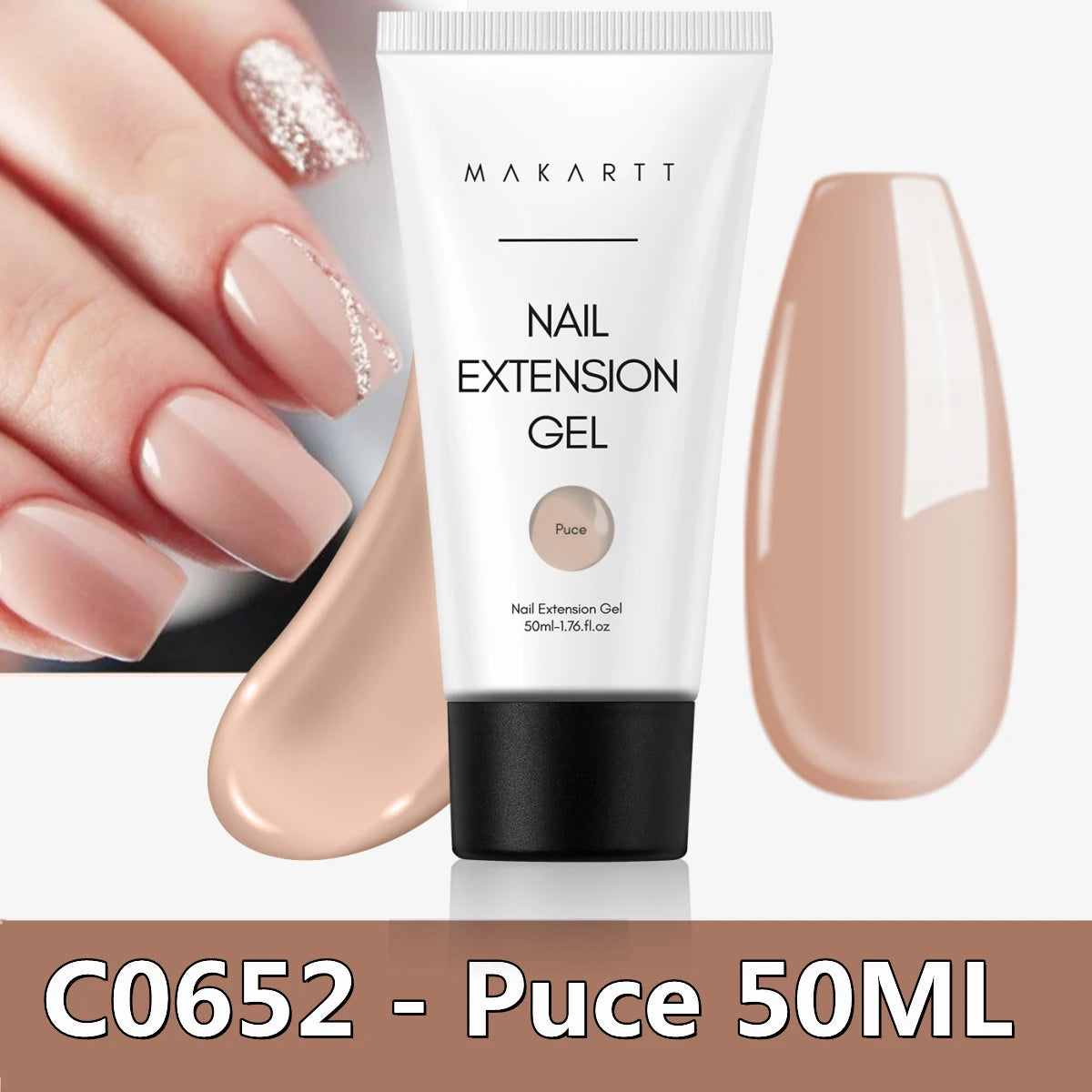 Makartt Poly Extension Nail Gel 50ml Acrygel Hard Gel Nails