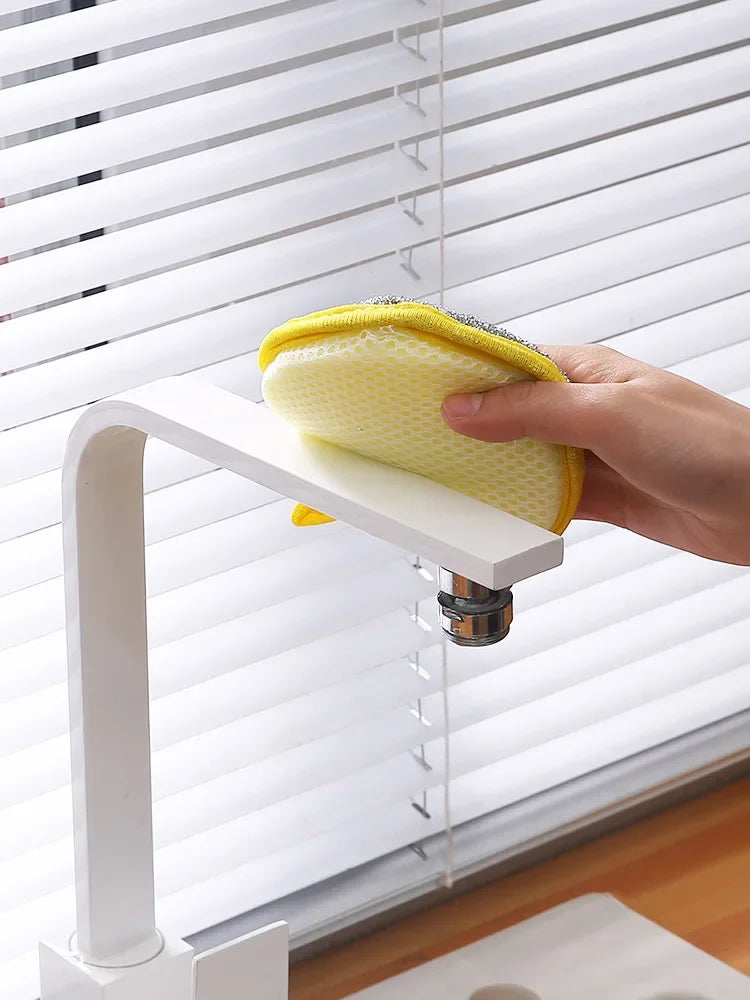 BZEQ Double Sided Dishwashing Sponges Set With Nylon Scrubbers