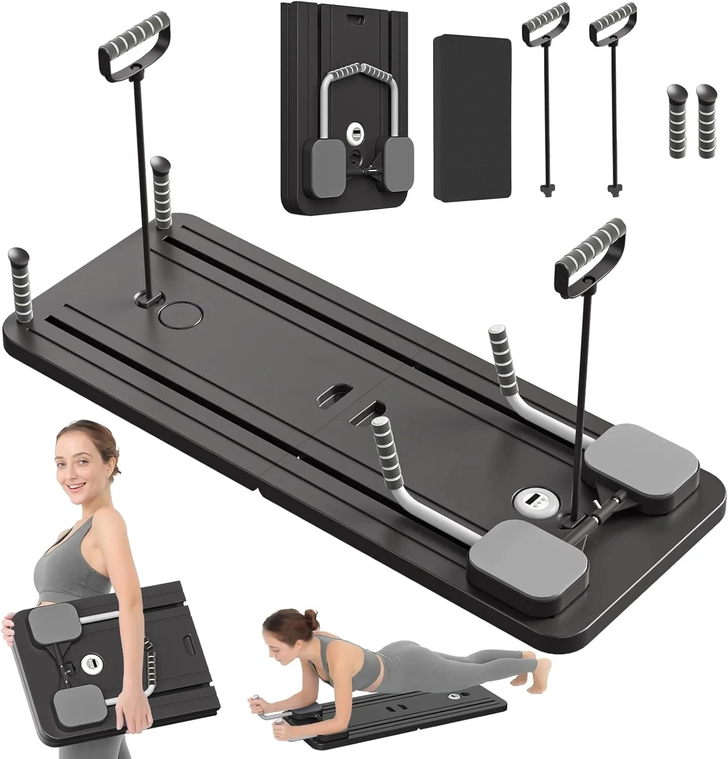 Foldable 8-In-1 Ab Board Core Strength Pilates Equipment For Home Gym