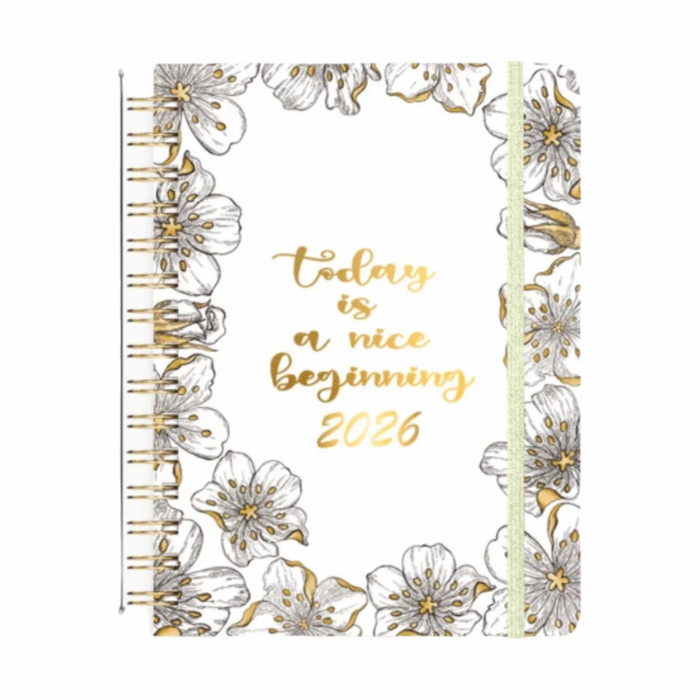 Weekly And Monthly Academic Planner With Tabs And Coil Binding