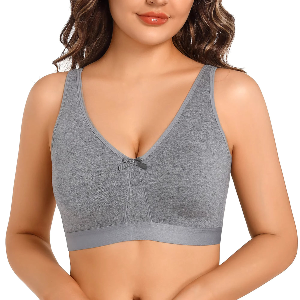 Sheroine Women Wirefree Cotton Bra For Full Coverage Comfort