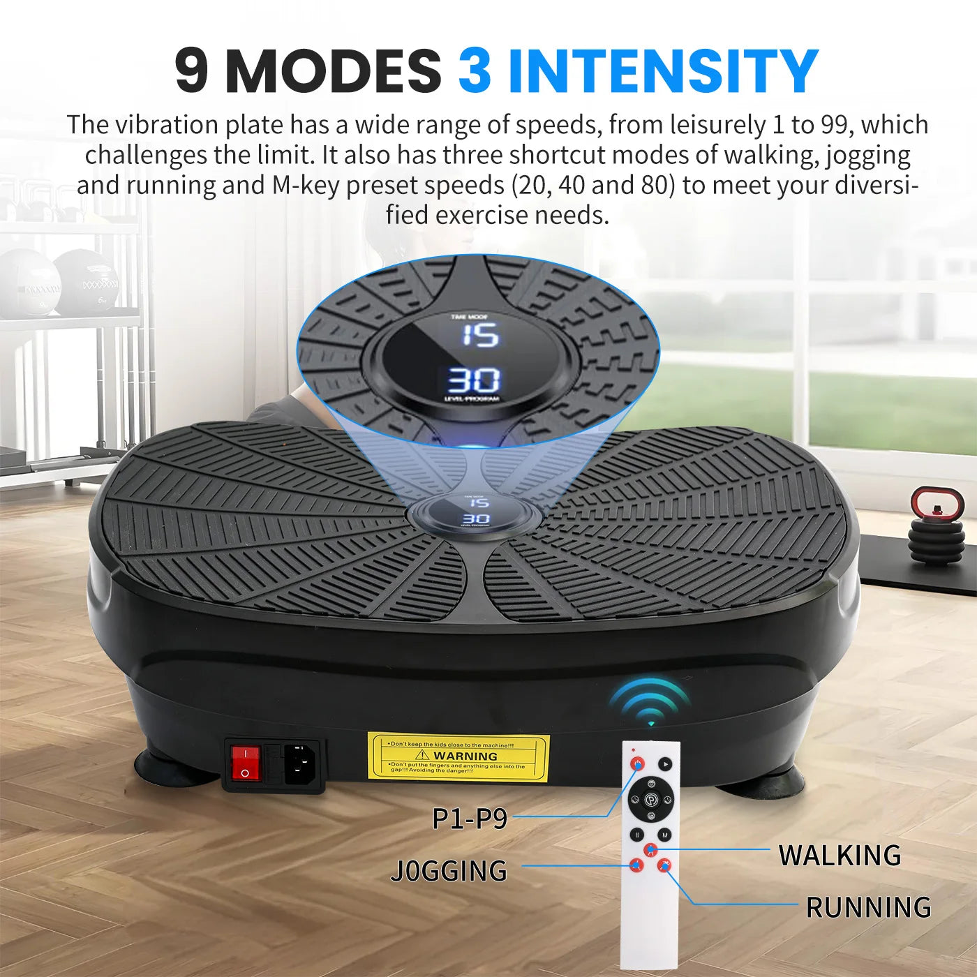 Whole Body Vibration Plate Exercise Machine For Home Workout