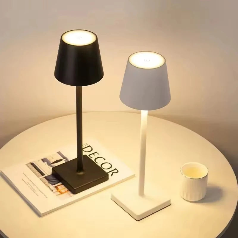 GGBE Rechargeable LED Table Lamp With Touch Dimmer