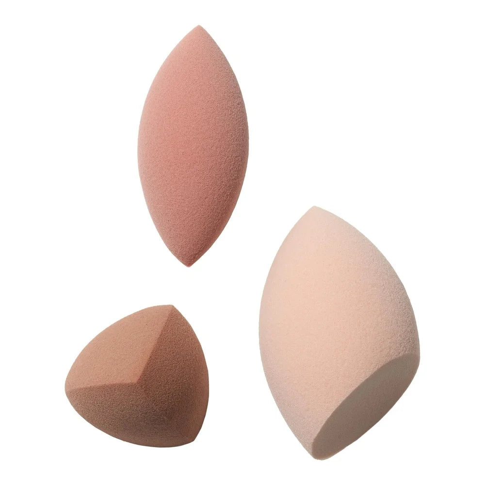 Total Sponge Set Multiuse Makeup Blender Sponges Liquid Powder Cream Application Streak-Free Finish Vegan Cruelty-Free Durable