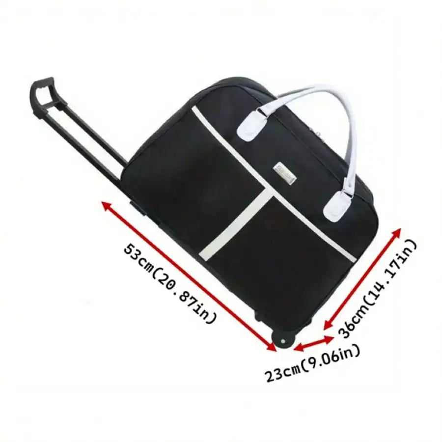 Professional Garment Bag For Business Travel With Rolling Suitcase
