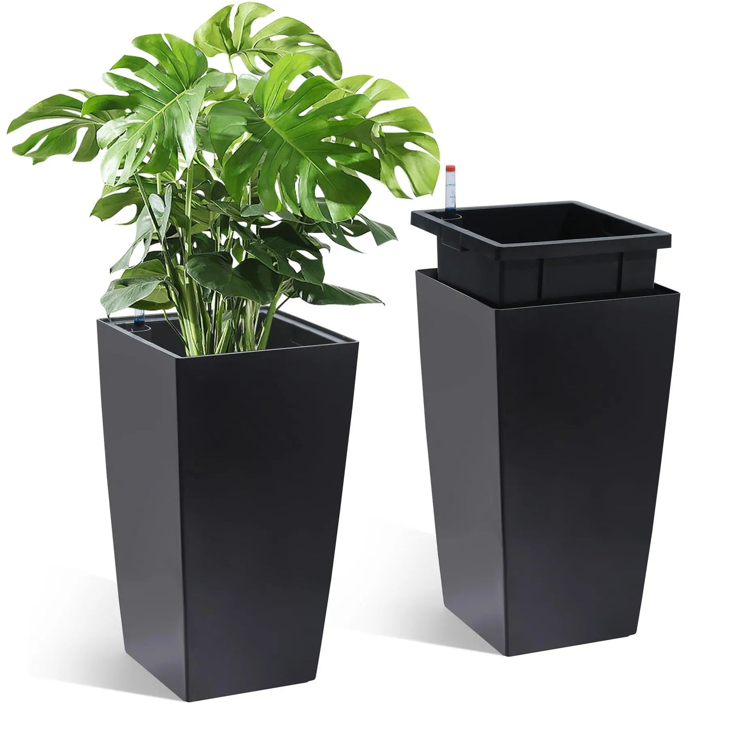 HiMISS Self Watering Planters Set Of 2