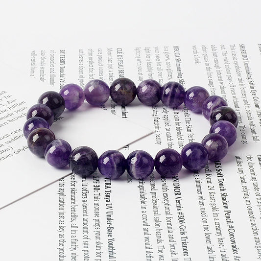 Dream Amethyst Reiki Bracelet For Women Natural Stone Beads