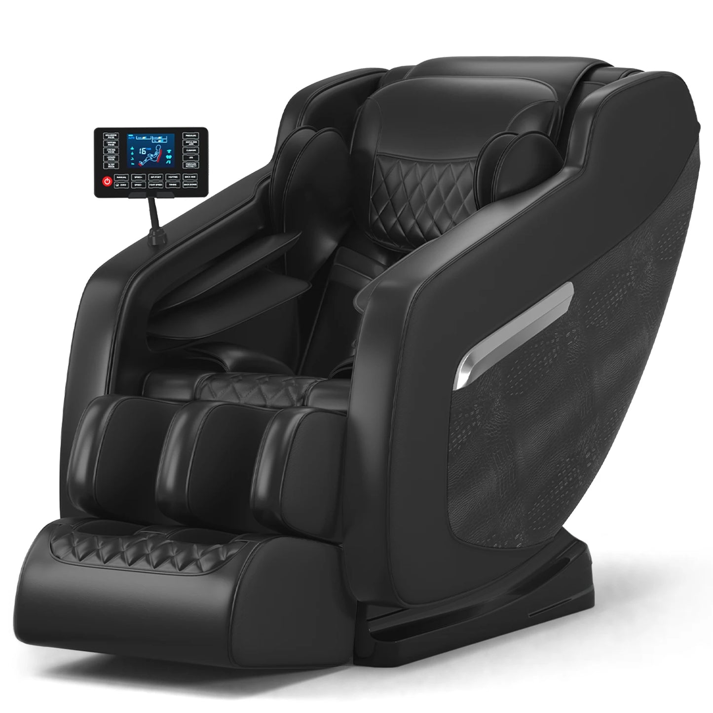 4D Zero Gravity Massage Chair With Heat Bluetooth Music Shiatsu Recliner